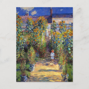 Carte Postale Monet, le Garden d'Artist