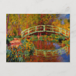 Carte Postale Monet - Le pont japonais