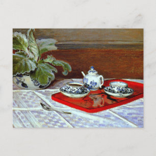 Carte Postale Monet : Le Tea Set,