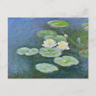 Carte Postale Monet - Lys d'eau, effet du soir,