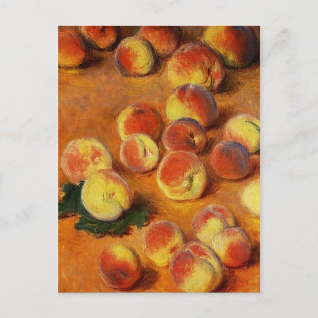 Carte postale Monet Peaches (Devant)