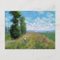 Monet - Pré avec peupliers