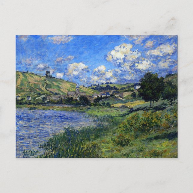 Carte Postale Monet - Vetheuil, Paysage (Devant)