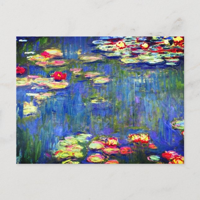 Carte Postale Monet Water Lilies (Devant)