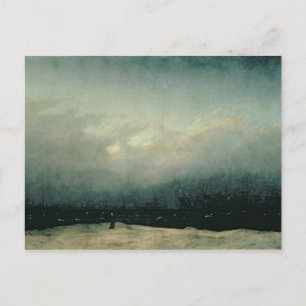 Carte Postale Monk by sea