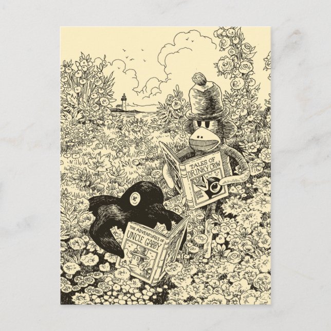 Carte postale Monkey (Devant)