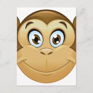 Carte Postale monkey emoji