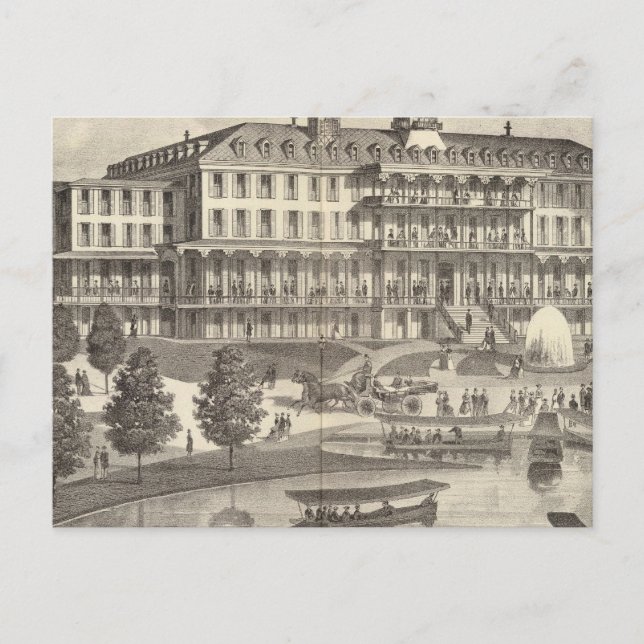 Carte Postale Monmouth House, Spring Lake Beach, New Jersey (Devant)