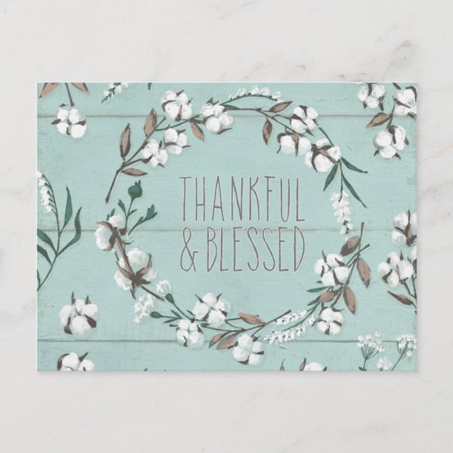 Carte Postale Monnaie VI | Heureux et bénis (Devant)