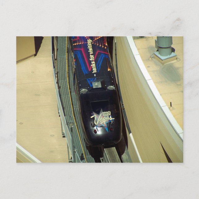 Carte Postale Monorail Las Vegas (Devant)