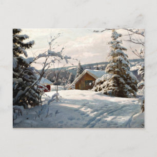 Carte Postale Monsted - Paysage hivernal à Solbelyst