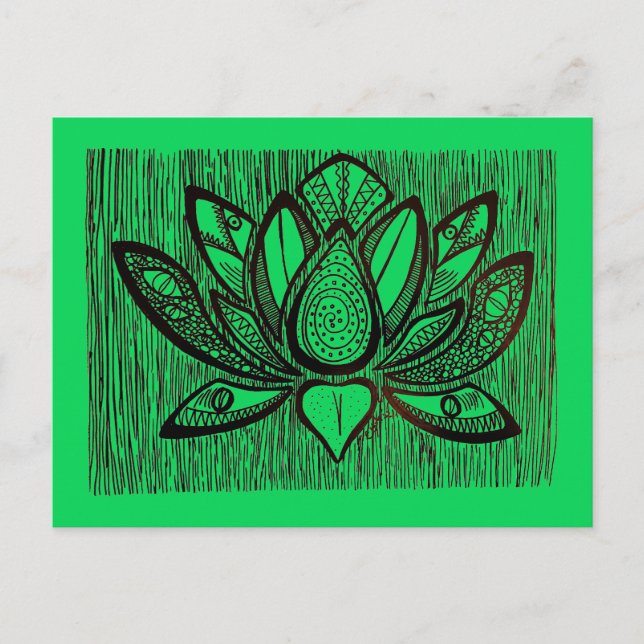 Carte postale "Monster Lotus" (Devant)