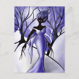 Carte Postale Monster Macabre de la femme déplaisante