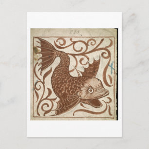 Carte Postale Monstre de mer (avec papier)
