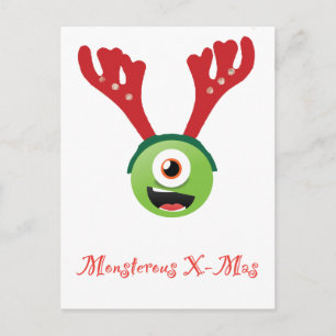 Carte Postale monstre renne