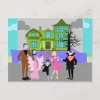 Carte postale Monstres de télévision classique