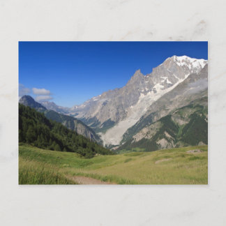 Carte Postale mont Blanc de la vallée du Ferret, Italie
