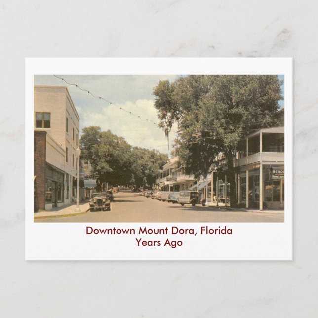 Carte Postale Mont Dora, Floride - Il Y A Des Années (Devant)