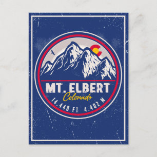 Carte Postale Mont Elbert Mont Elbert 14ers Coucher de soleil ré