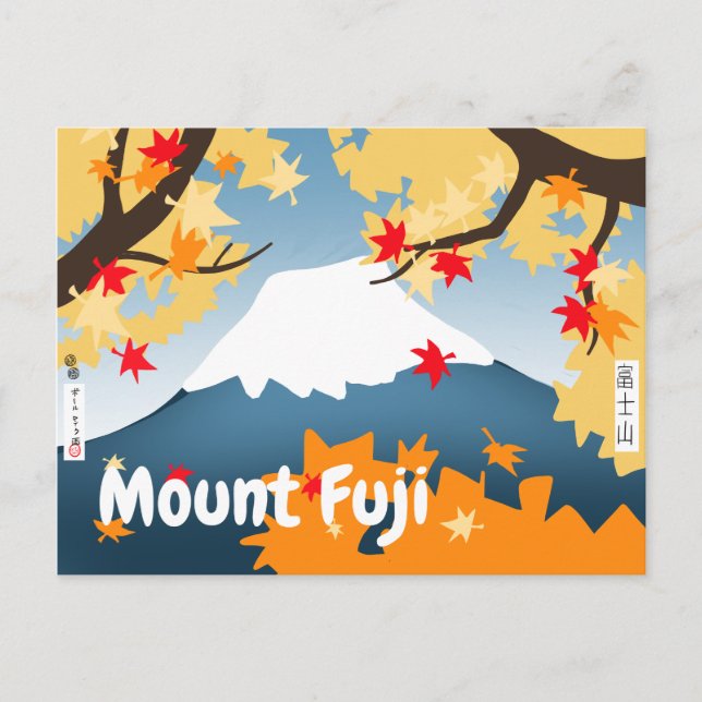 Carte postale Mont Fuji (Devant)