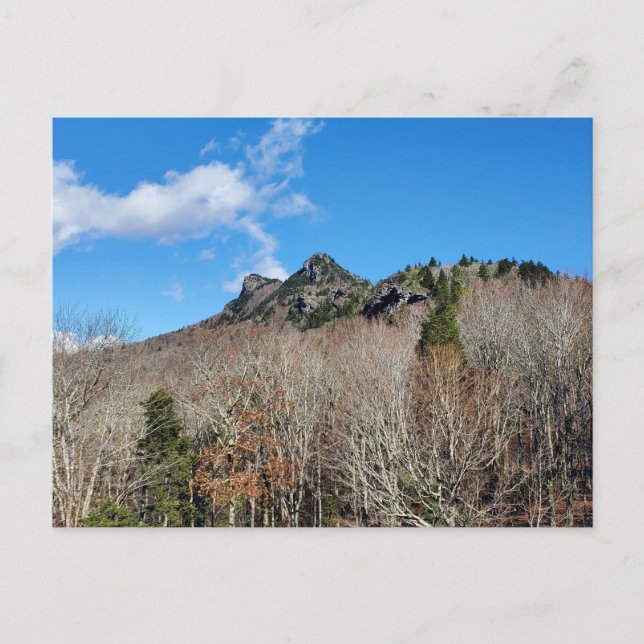 Carte Postale Mont Grand-Père, Caroline du Nord (Devant)