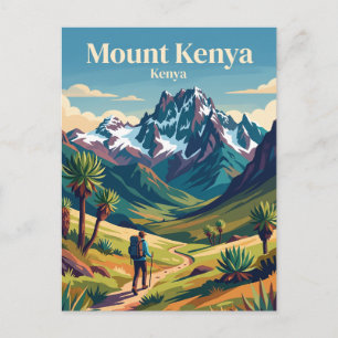 Carte Postale Mont Kenya