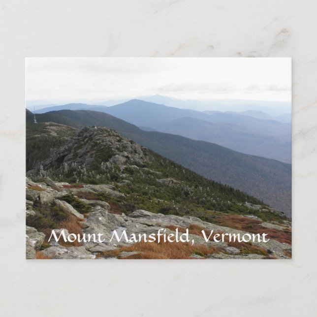 Carte Postale Mont Mansfield, Vermont (Devant)