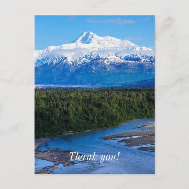 Carte Postale Mont McKinley Alaska (Devant)