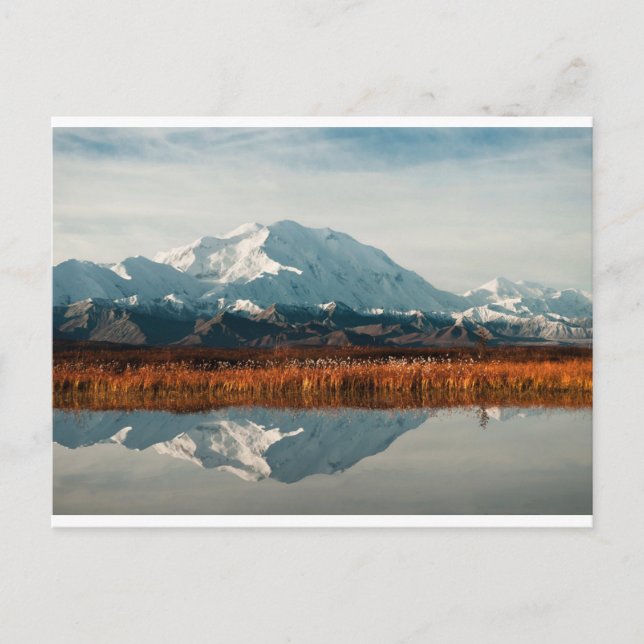 Carte Postale Mont McKinley dans le parc national Denali, Alaska (Devant)