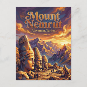 Carte Postale Mont Nemrut, Kahta, Sud-Est