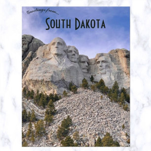 Carte Postale Mont Rushmore Dakota du Sud États-Unis