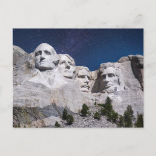 Carte Postale Mont Rushmore Timelapse Ciel