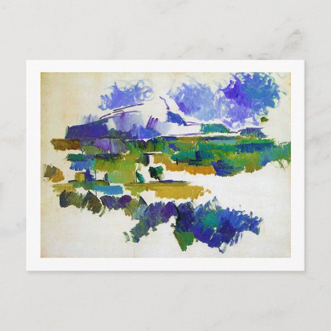 Carte Postale Mont Sainte-Victoire, Paul Cezanne (Devant)