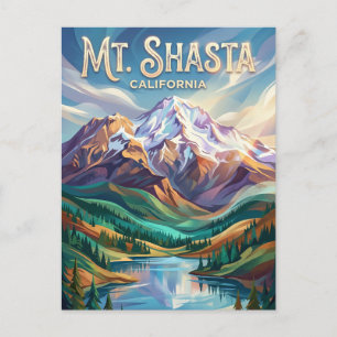Carte Postale Mont Shasta États-Unis