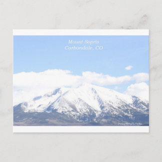 Carte Postale Mont Sopris Carbondale, CO