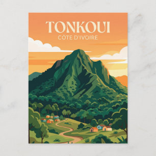 Carte Postale Mont Tonkoui Côte d'Ivoire