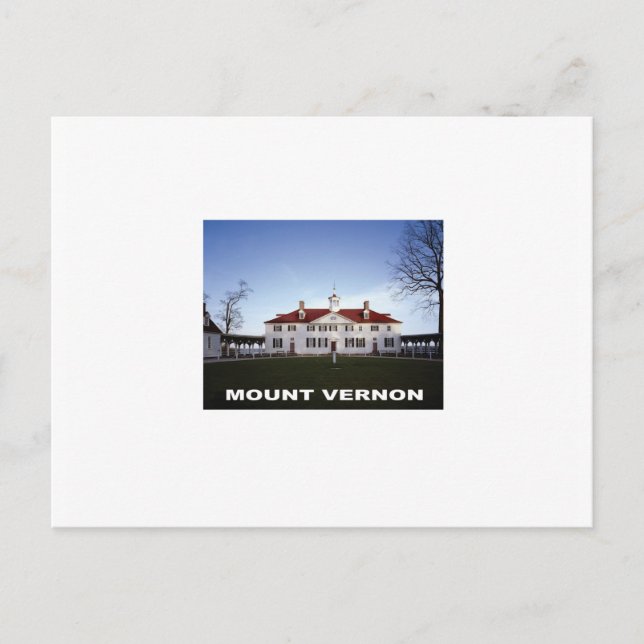 Carte Postale mont vernon gw (Devant)