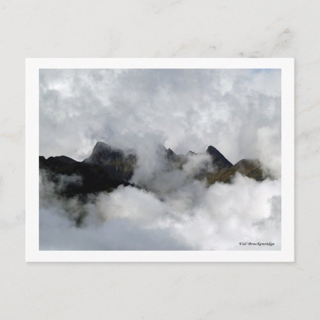 Carte postale "Montagne cachée" (Devant)