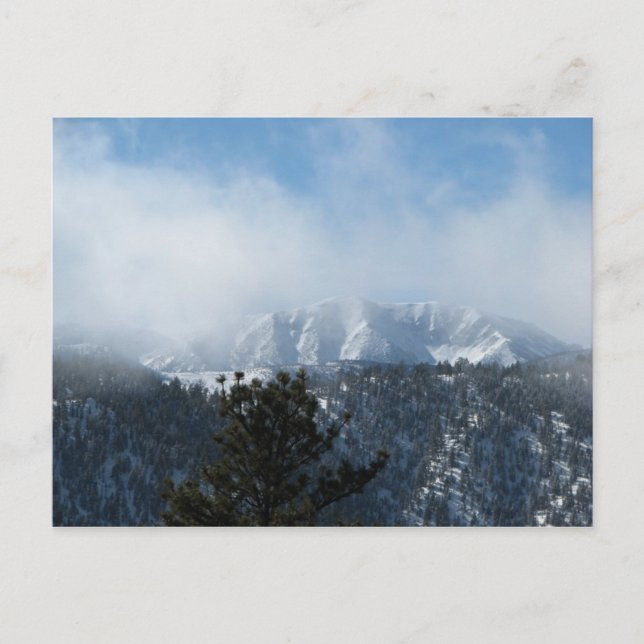 Carte Postale Montagne couverte de neige (Devant)