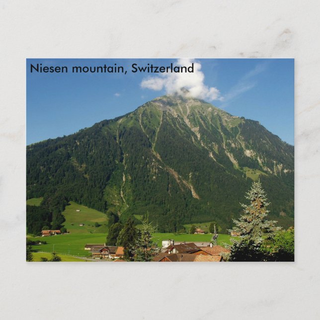 Carte Postale Montagne de Niesen, Suisse (Devant)