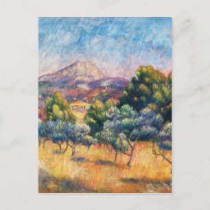 Carte Postale Montagne Sainte-Victoire Paysage par Renoir