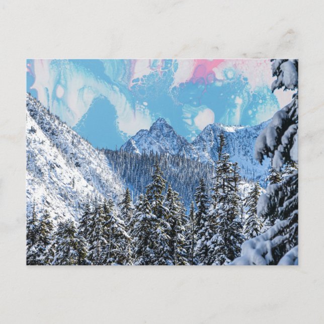 Carte Postale montagnes (Devant)