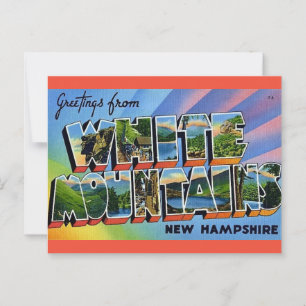 Carte Postale Montagnes Blanches NH