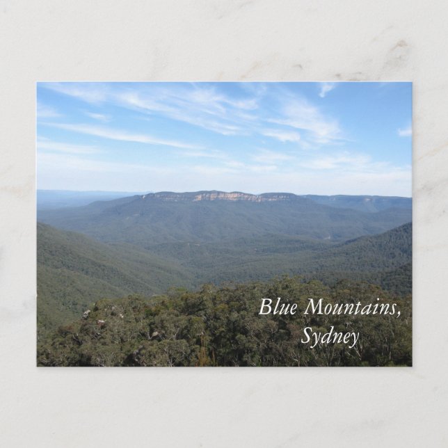 Carte Postale Montagnes bleues, Sydney (Devant)