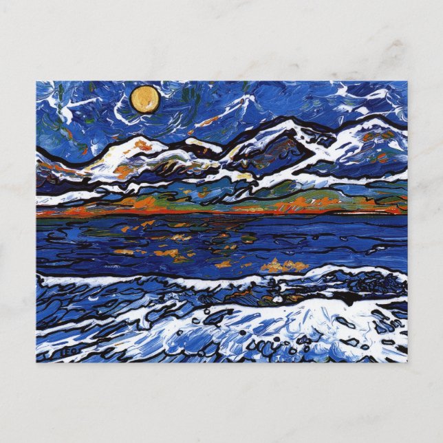 Carte Postale Montagnes Olympiques (Devant)