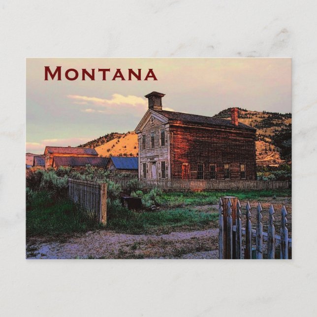 Carte postale Montana (Devant)
