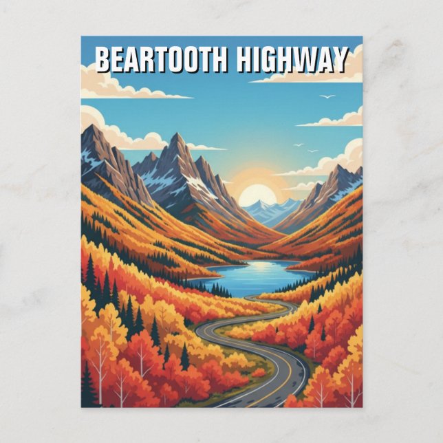 Carte Postale Montana Beartooth (Devant)