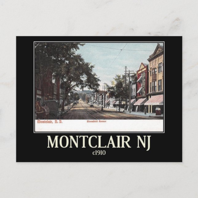 Carte Postale Montclair, New Jersey, Vintage (Devant)