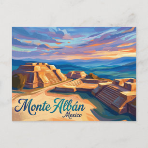 Carte Postale Monte Albán Mexique