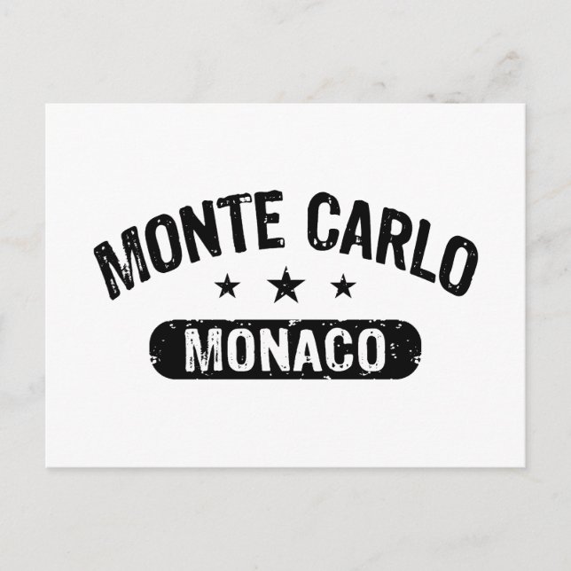 Carte Postale Monte Carlo (Devant)